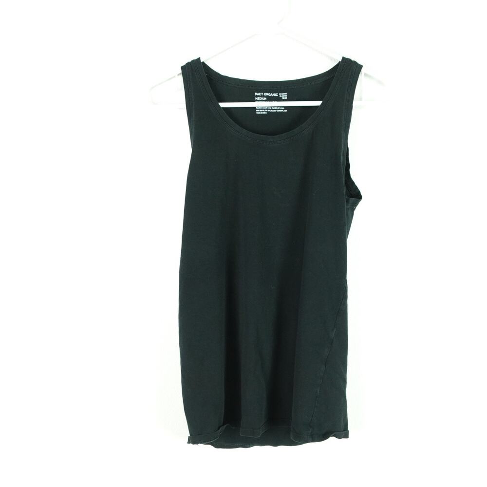 Pact Organic Tank Top Womens SZ M Organic Cotton Blend Athleisure Athletic Wear